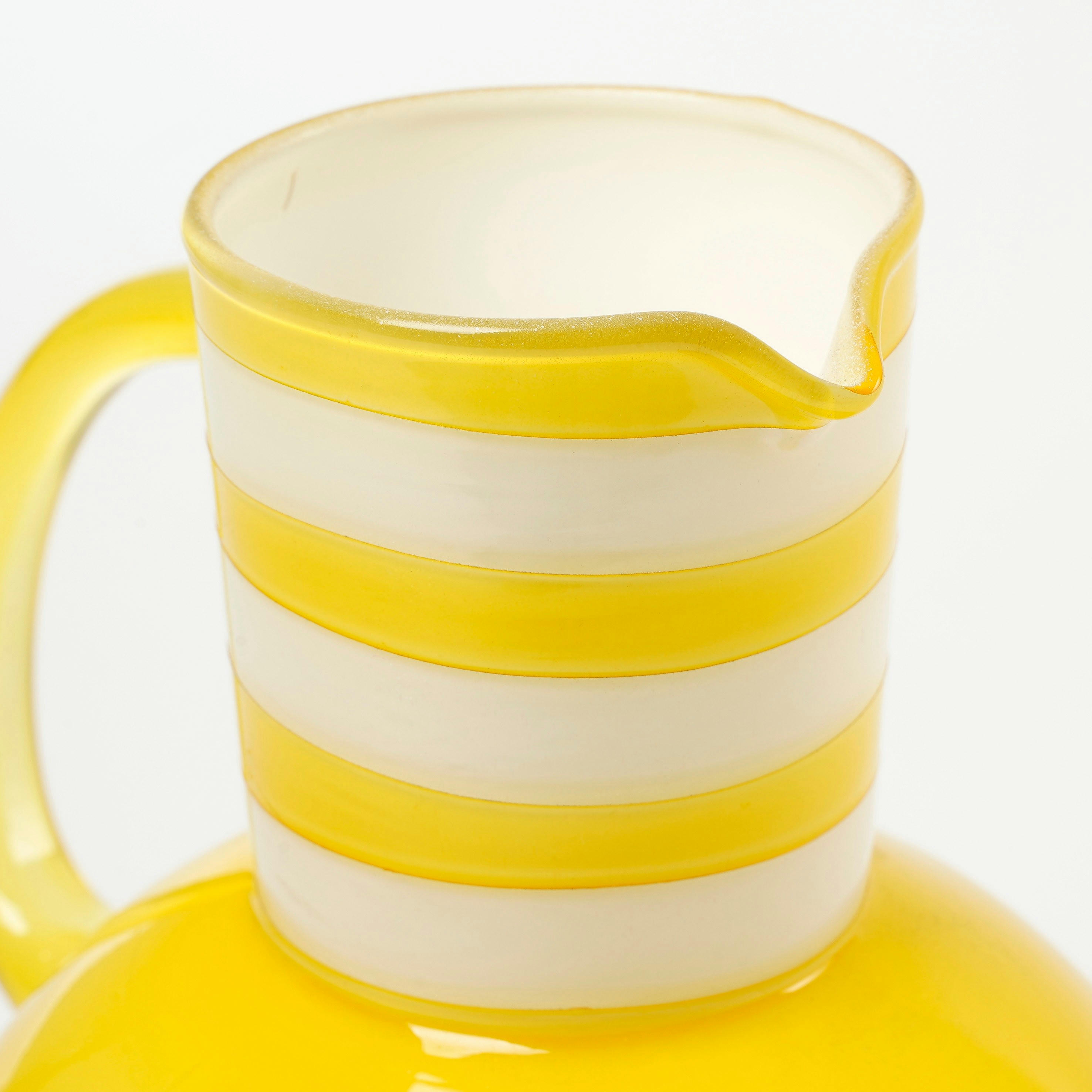 BAZAAR - Vase en verre jaune H21