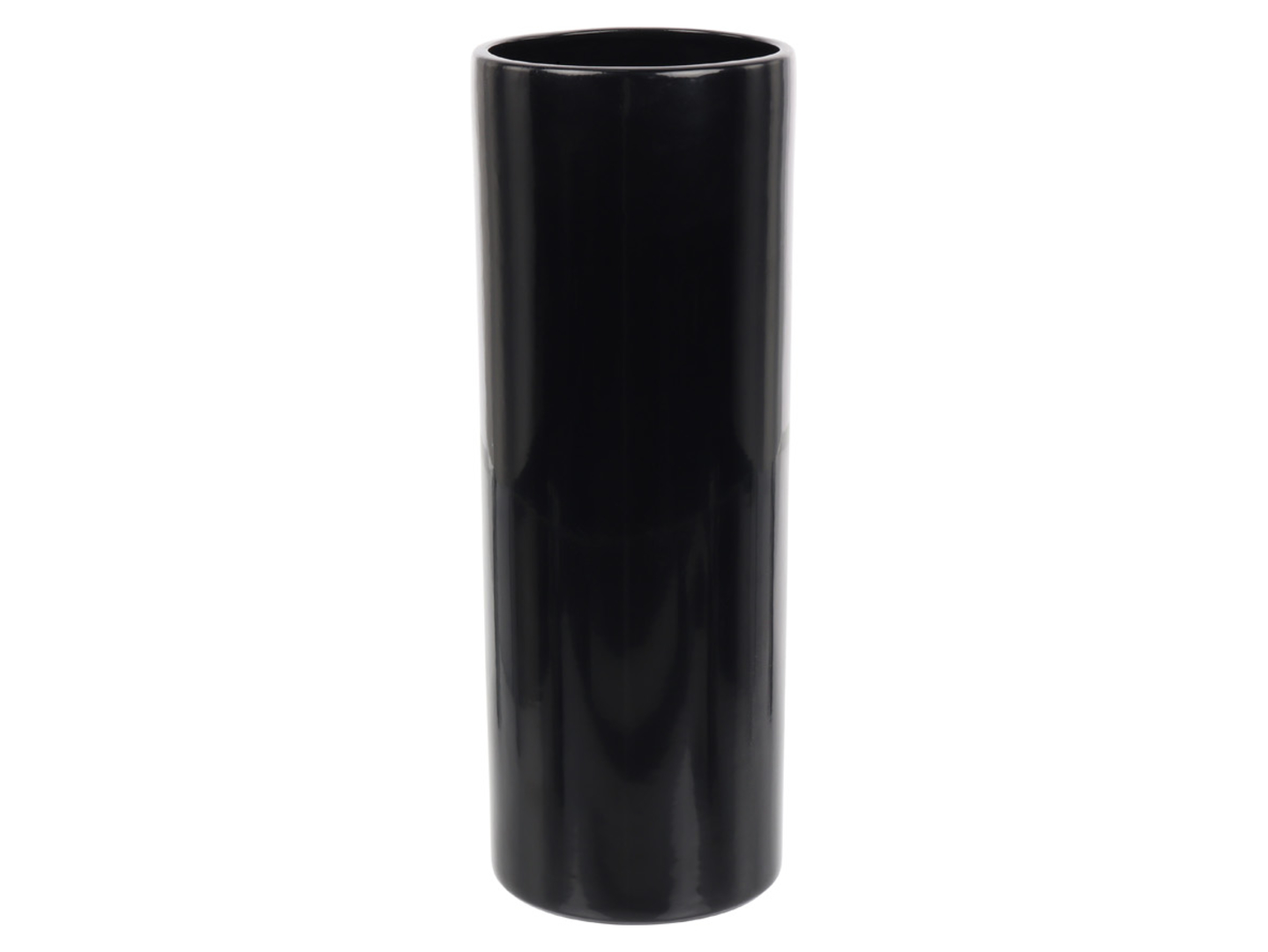 Wazon cylinder ceramiczny 31 cm czarny