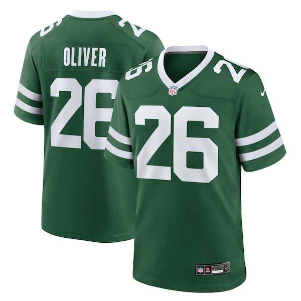 Isaiah Oliver New York Jets Nike Team Game Jersey - Legacy Green