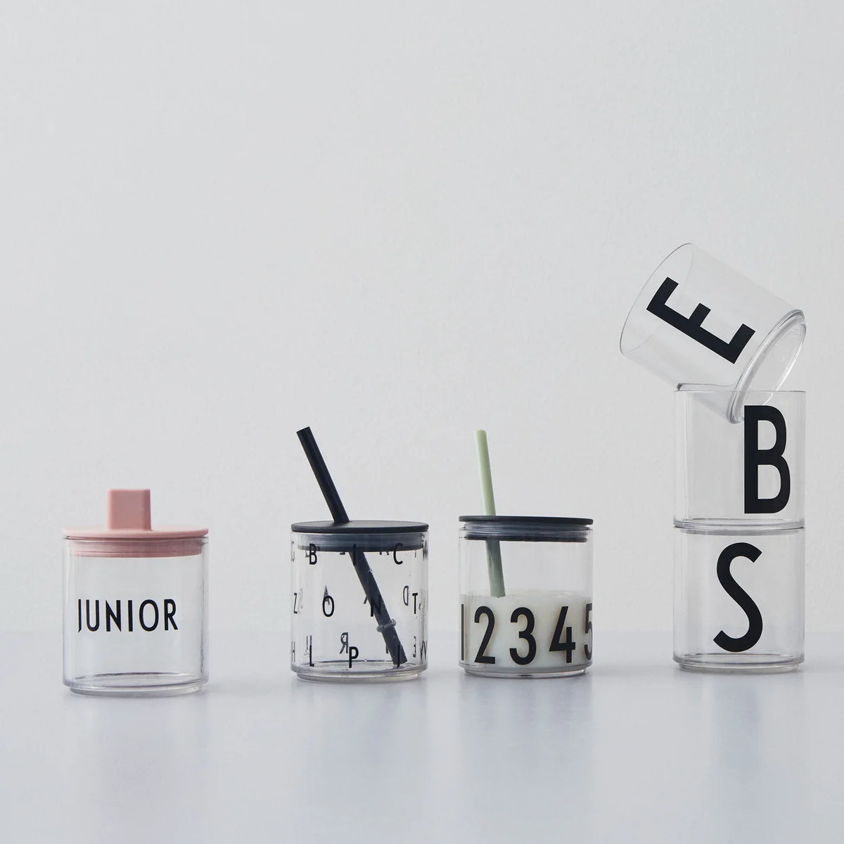 Design Letters - AJ Kids Personal Trinkglas, 123