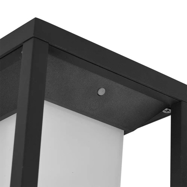 Słupek Ogrodowy Solarny V-TAC 4W LED Szary IP65 ciepła barwa 280lm