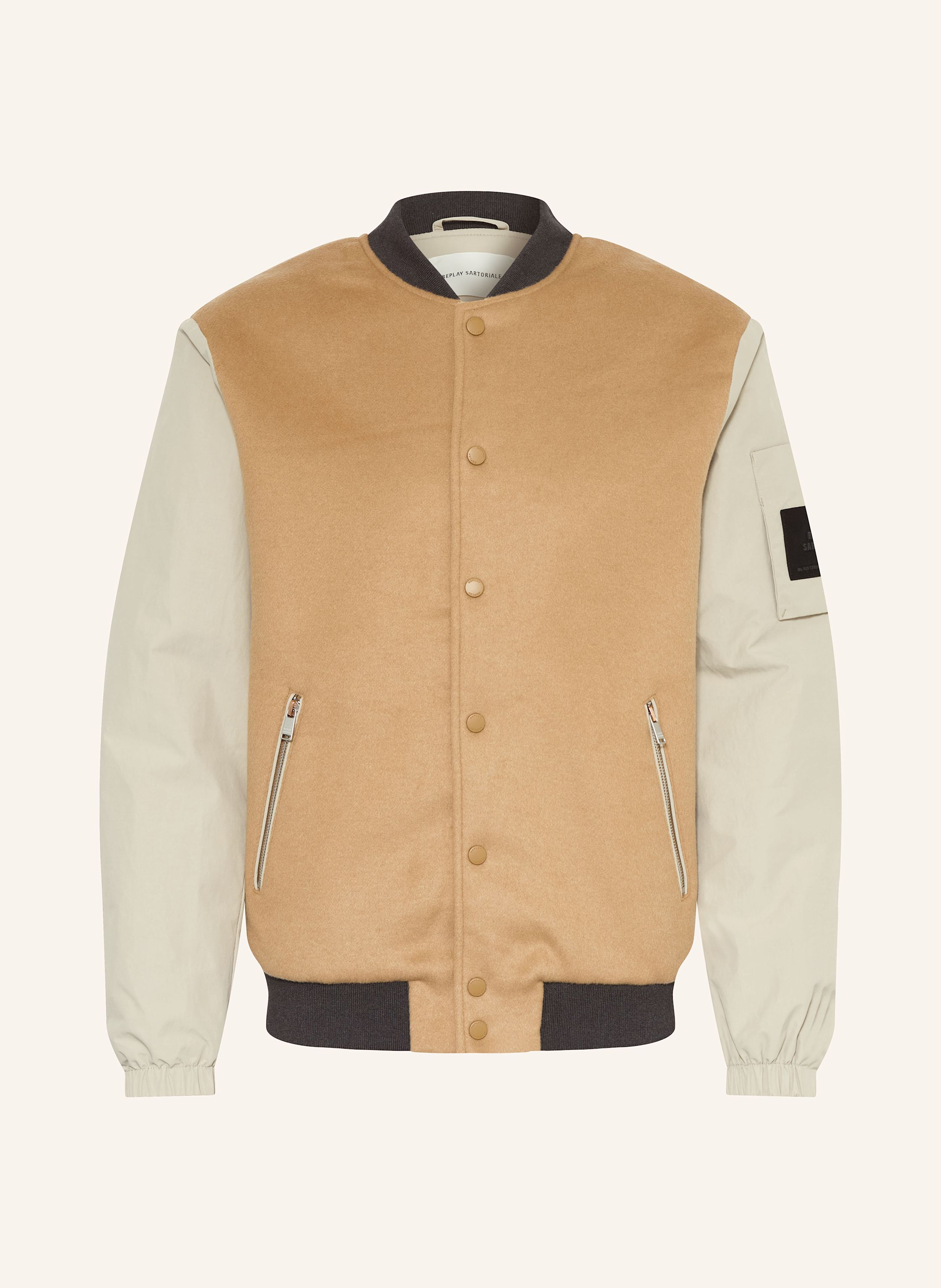 REPLAY Blouson im Materialmix