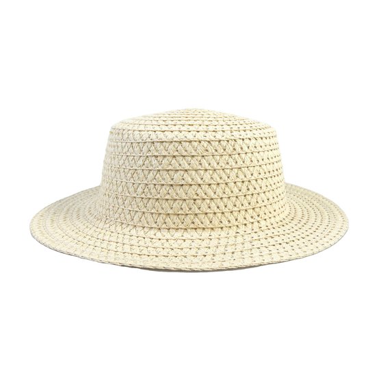 Cream Boater Hat 28cm