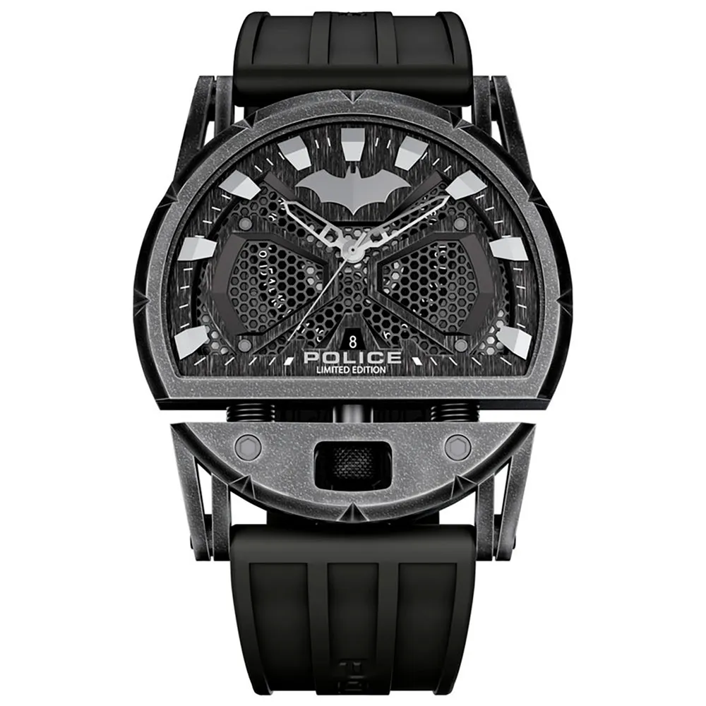 Police Forever Batman Limited Edition Special Box Display 46mm 5ATM Quartz Analogical watch