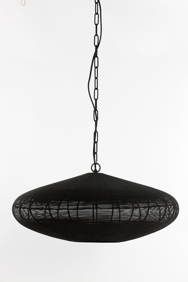 Light & Living hanglamp BAHOTO - Ø60x23cm - zwart