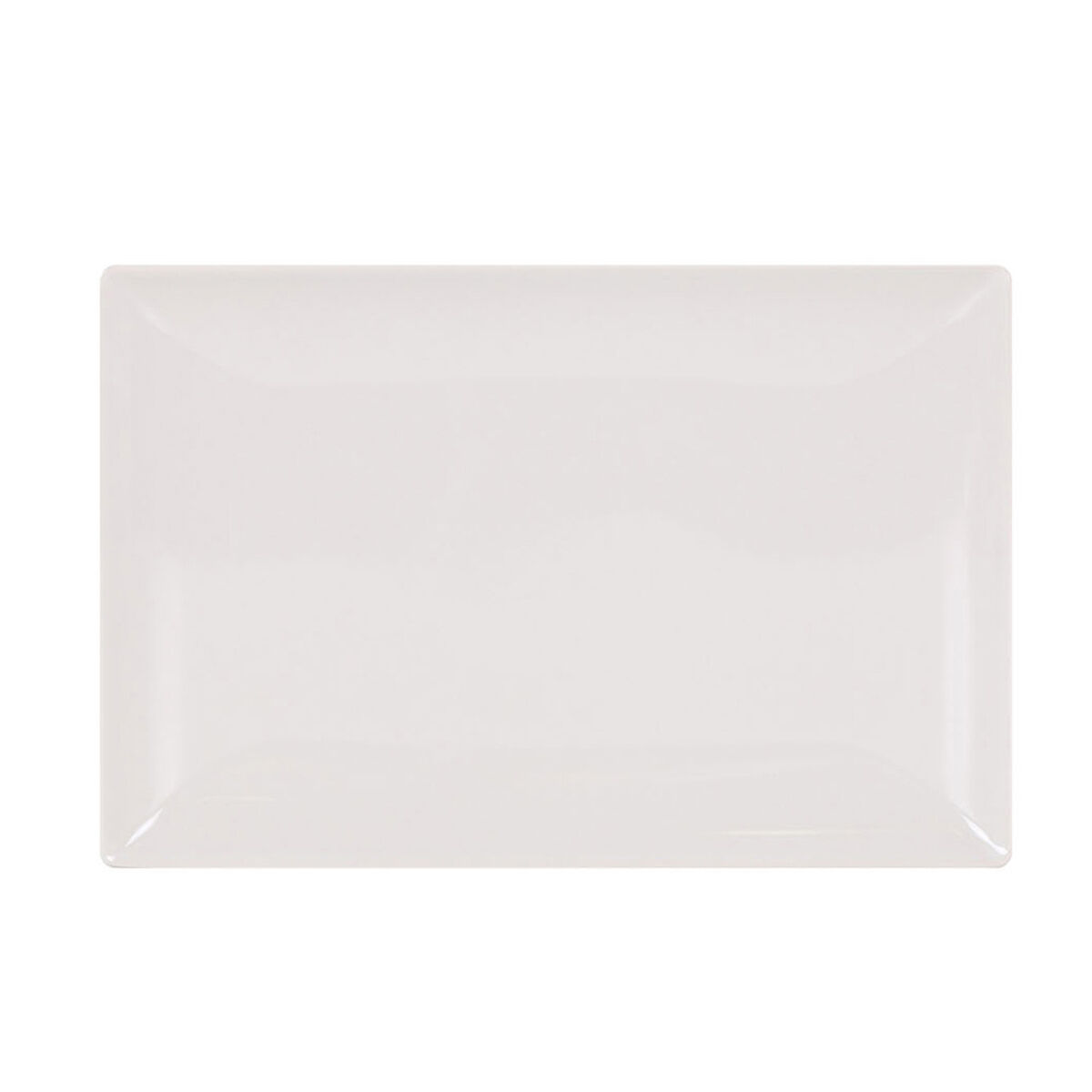 Travessa branca ELITE em cerâmica 20x30cm