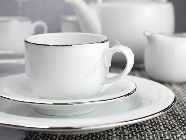 Garnitur do herbaty na 12 osób (39 el.) Villa Italia - Plus Platin