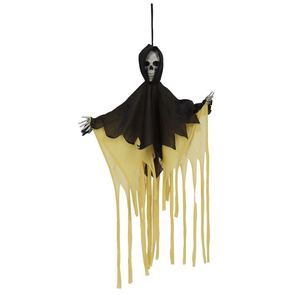 Squelette fluo à suspendre décoration Halloween H40 cm