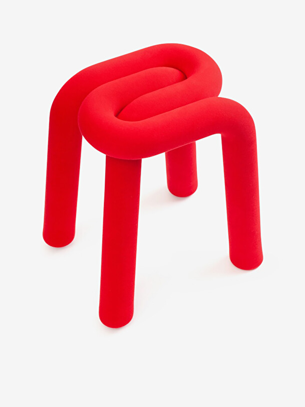Tabouret bold rouge - moustache rouge