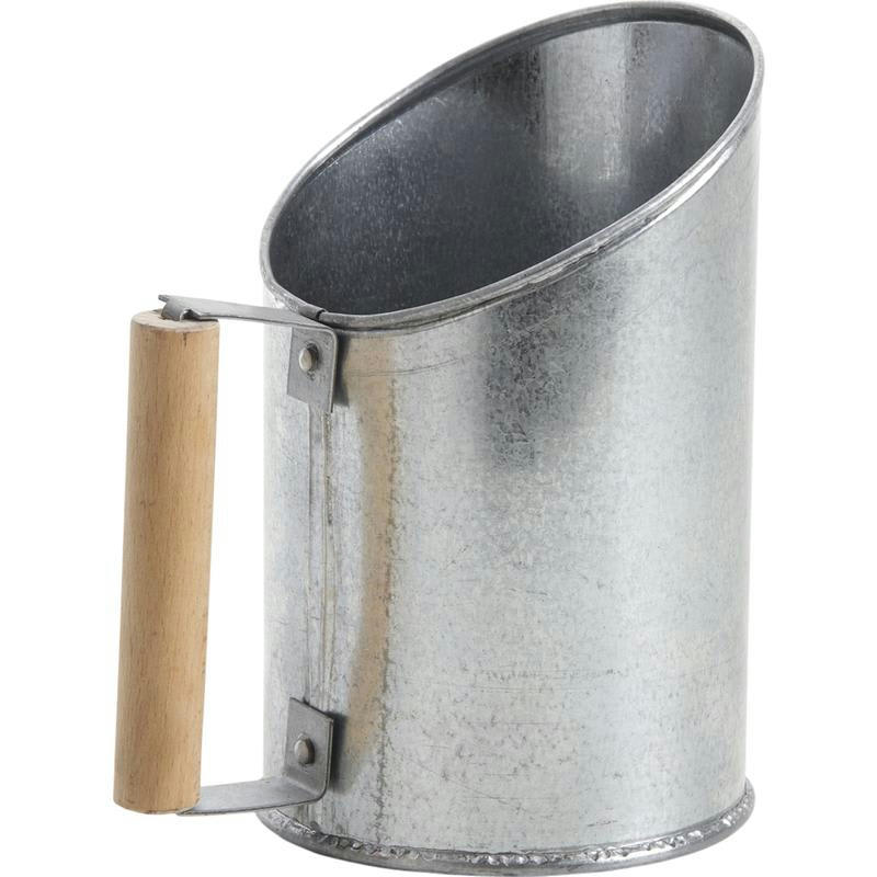 - Pelle à pellets en zinc et bois