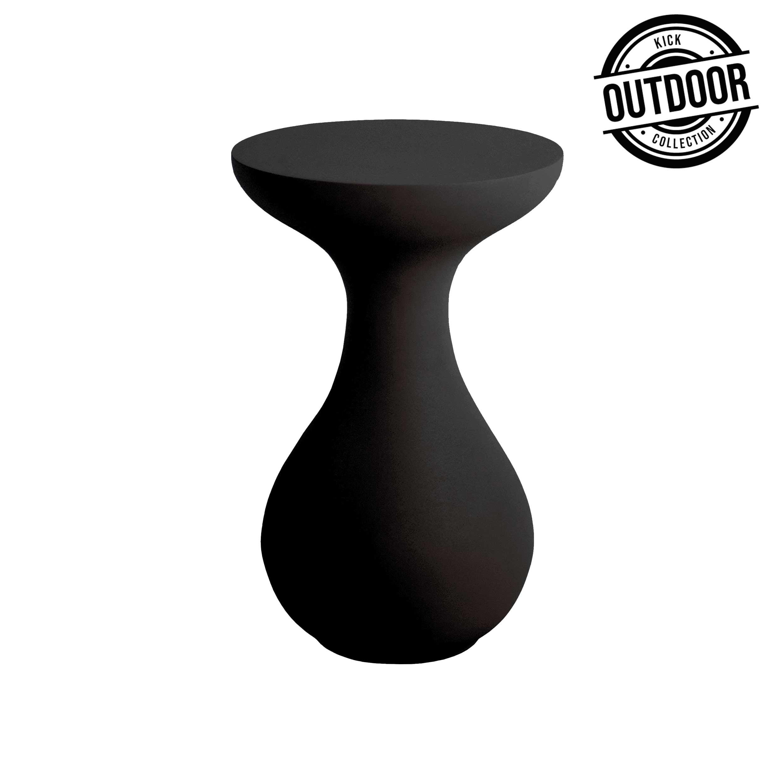 Kick bijzettafel Dez - Zwart
