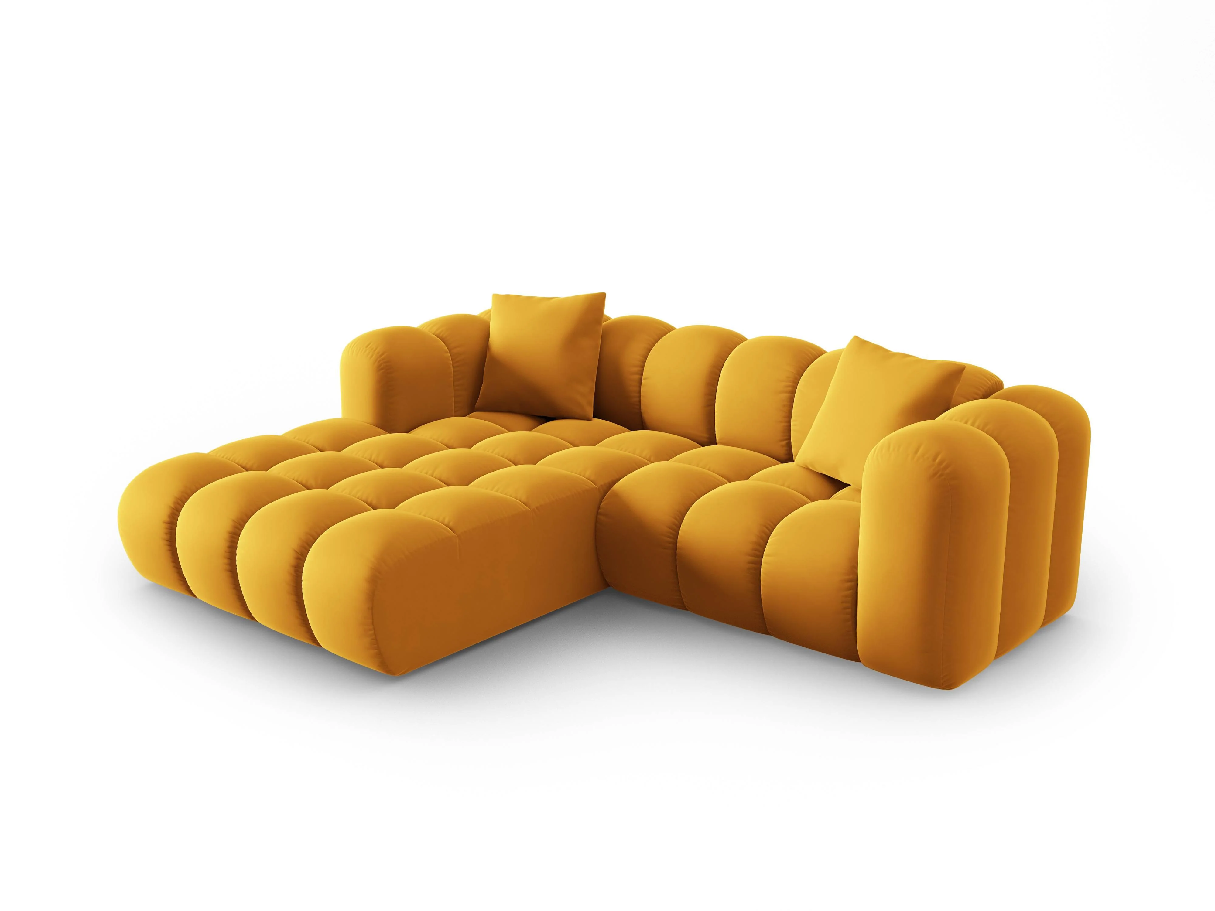 3-zitshoekbank Halley velvet links