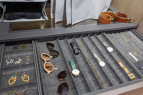 Organiseur de tiroir pour bijoux taille L gris Box &Beyond