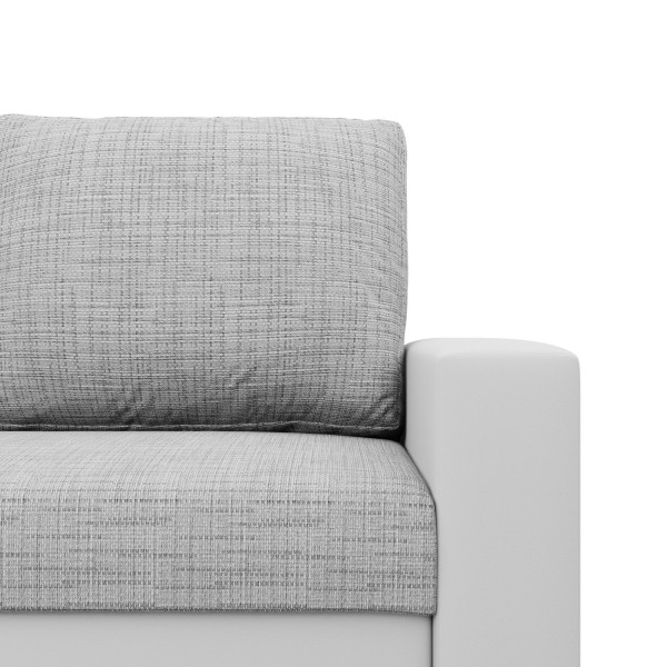 SOFA KANAPA do salonu z funkcją spania – biała szara