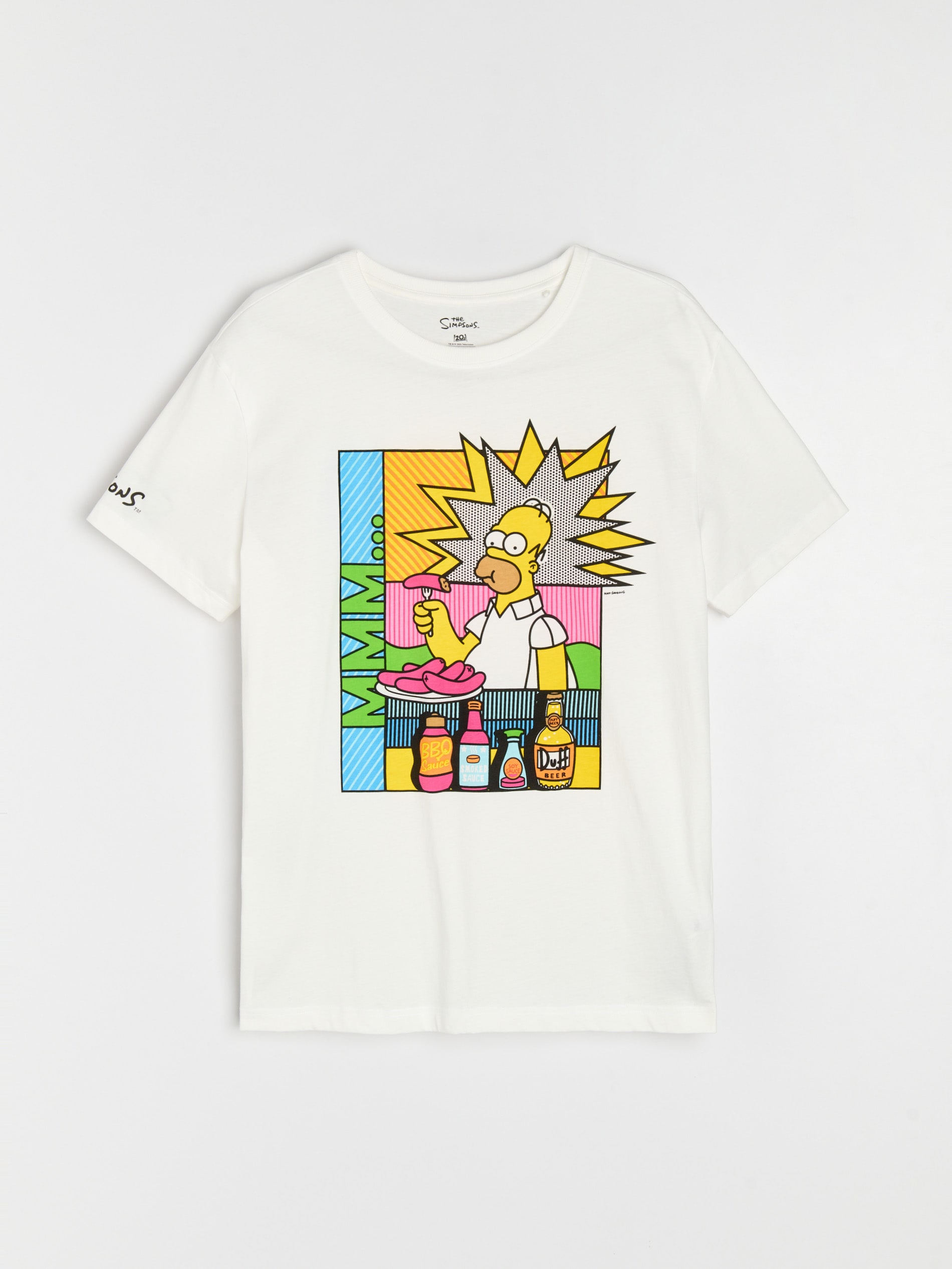 Bawełniana koszulka z nadrukiem The Simpsons