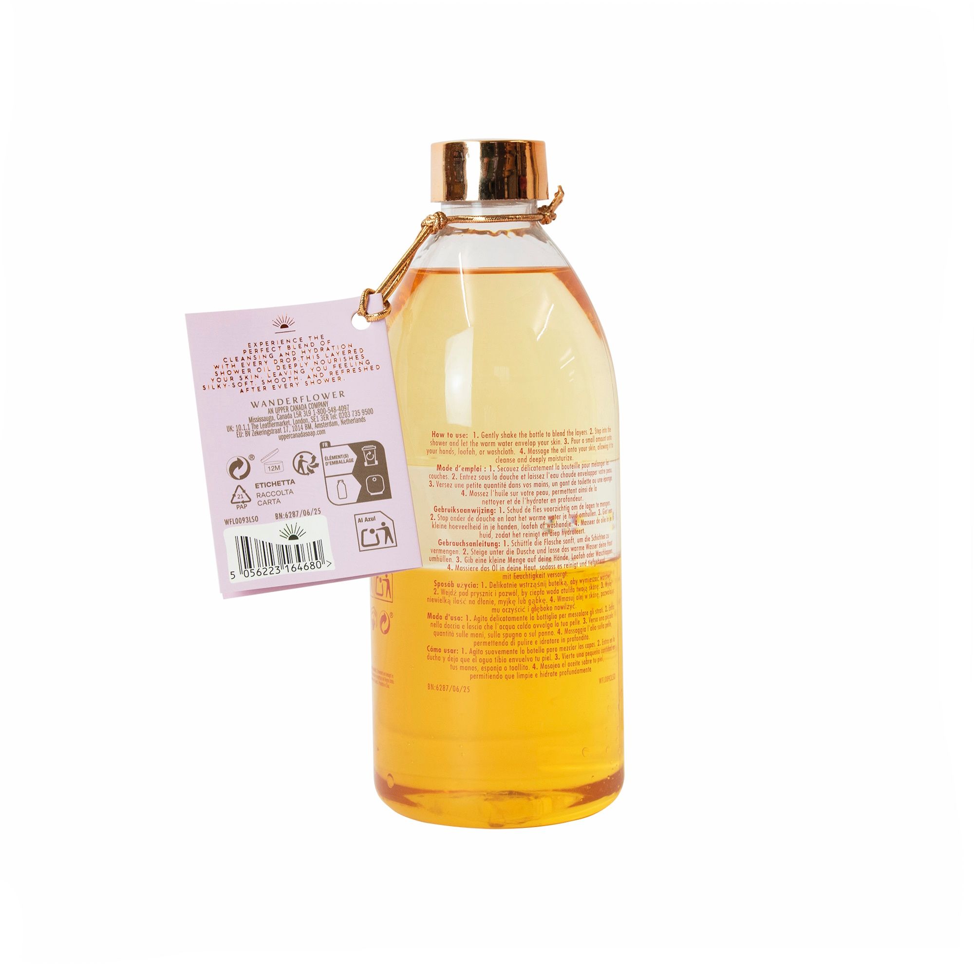 Wanderflower Layered Moisturising Shower Oil 400ml
