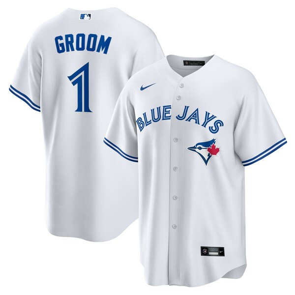 Toronto Blue Jays Nike #1 Groom Home Replica Jersey - White