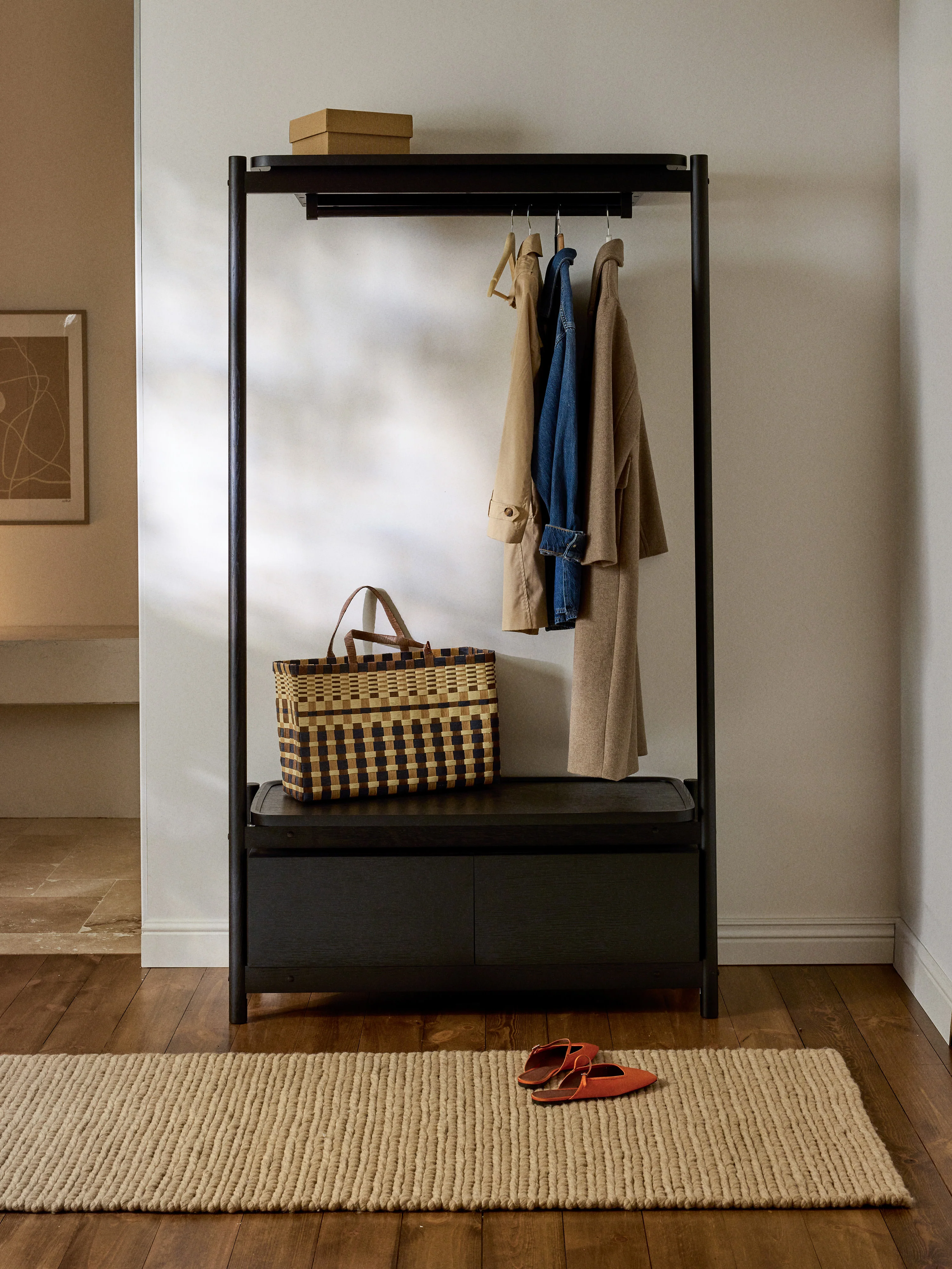 Holz-Standgarderobe Libby