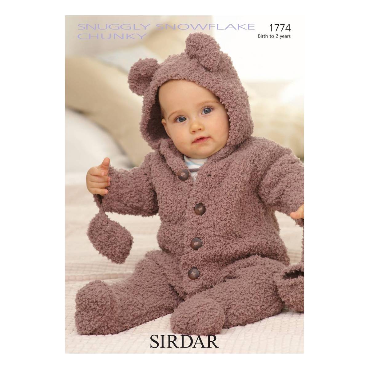 Sirdar Snuggly Snowflake Chunky Bear All in One Digital Pattern 1774