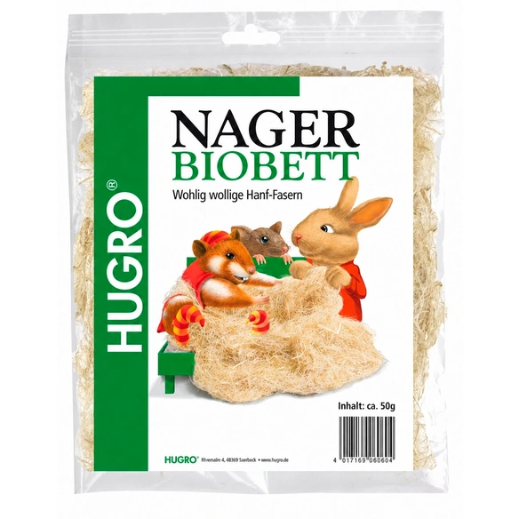 Nagernest »Nager Bio Bett«, 0.05kg, für Nager