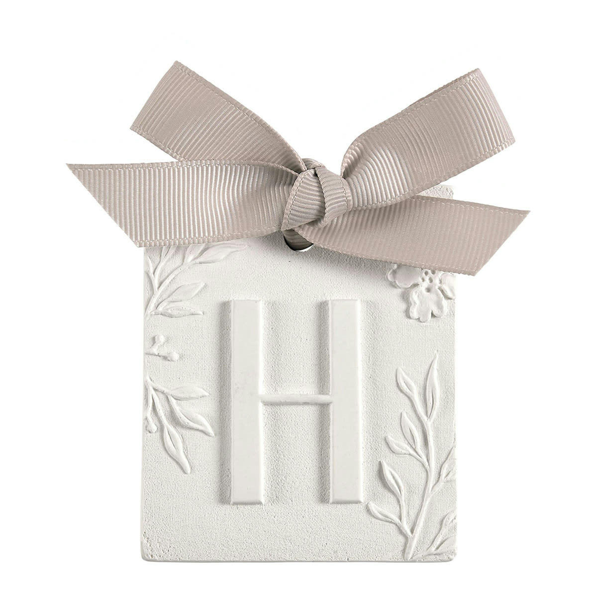 - Décor parfumé lettre H - Fleur de Coton