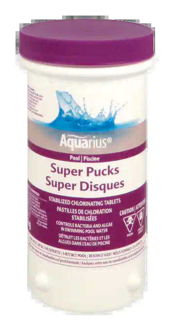 Aquarius Super Pucks Stabilized Chlorine Tablets, 1-kg