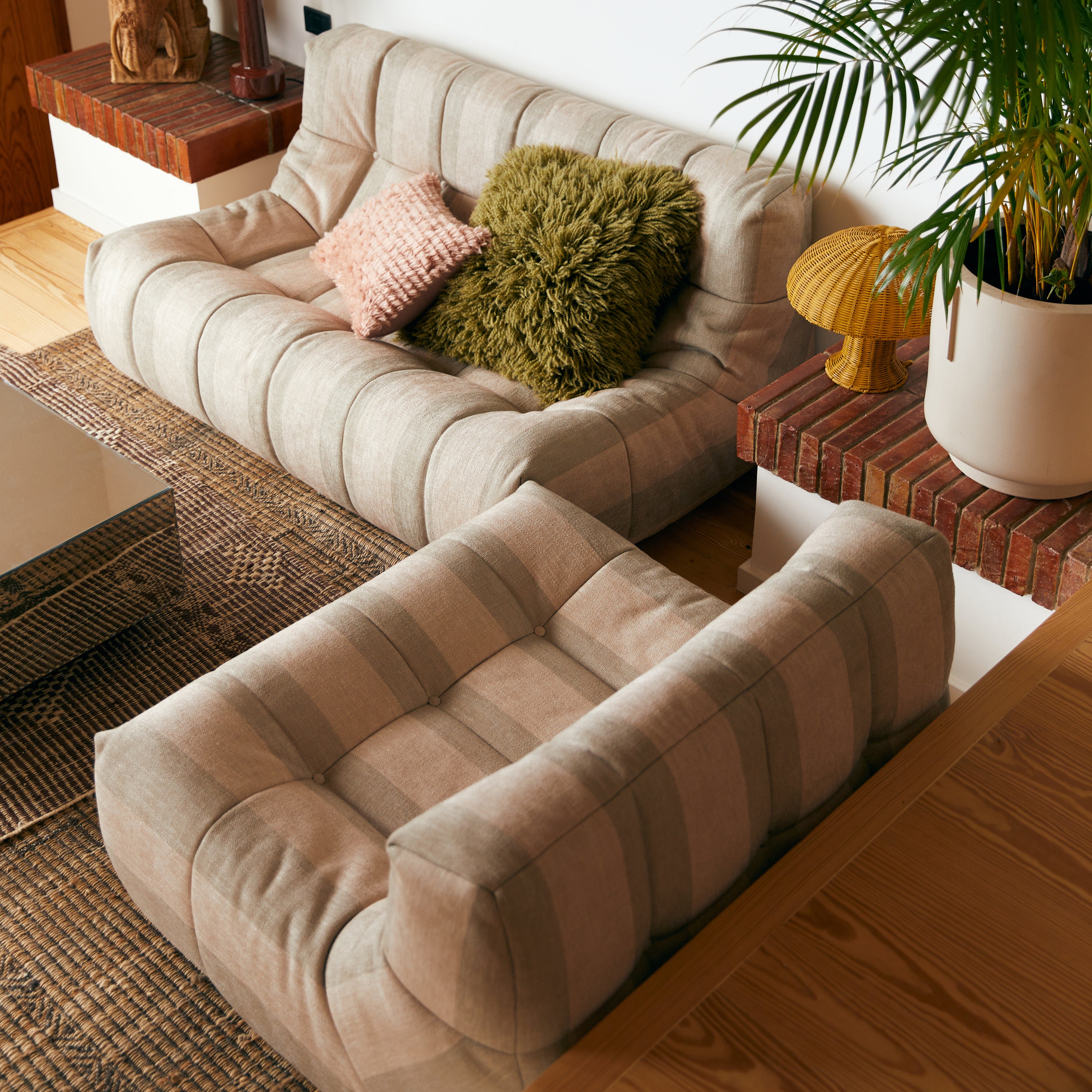 HKliving Lazy Lounge Fauteuil - Lodge