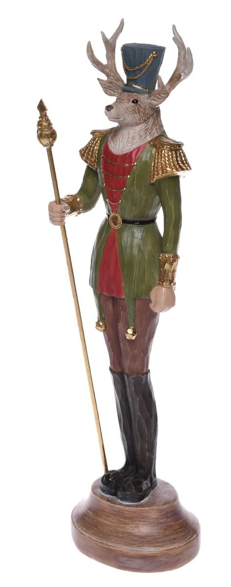 Figurka Jeleń 11x10x42 cm
