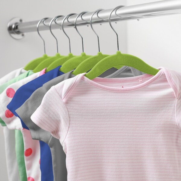 100 Velvet 11" Baby Hangers by Casafield