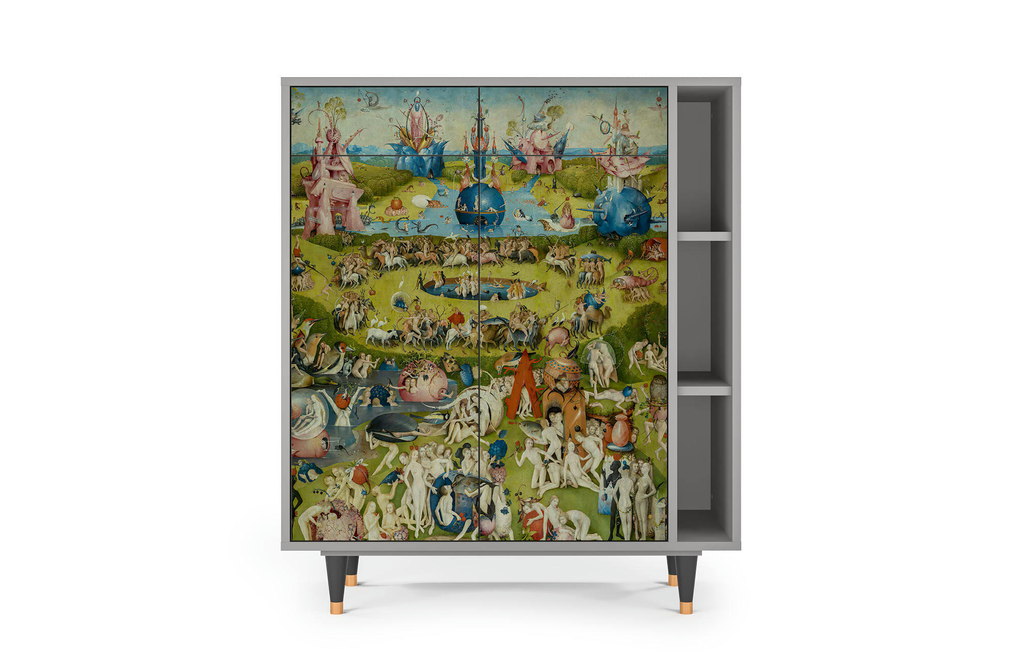 THE GARDEN BY HIERONYMUS BOSCH - Buffet  multicolore 2 tiroirs et 2 portes L 94 cm