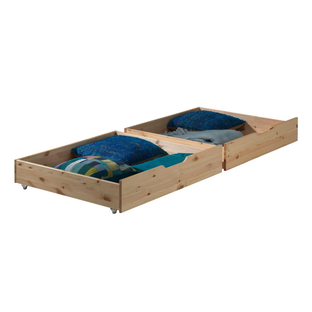 PINO - Tiroirs de lit naturel