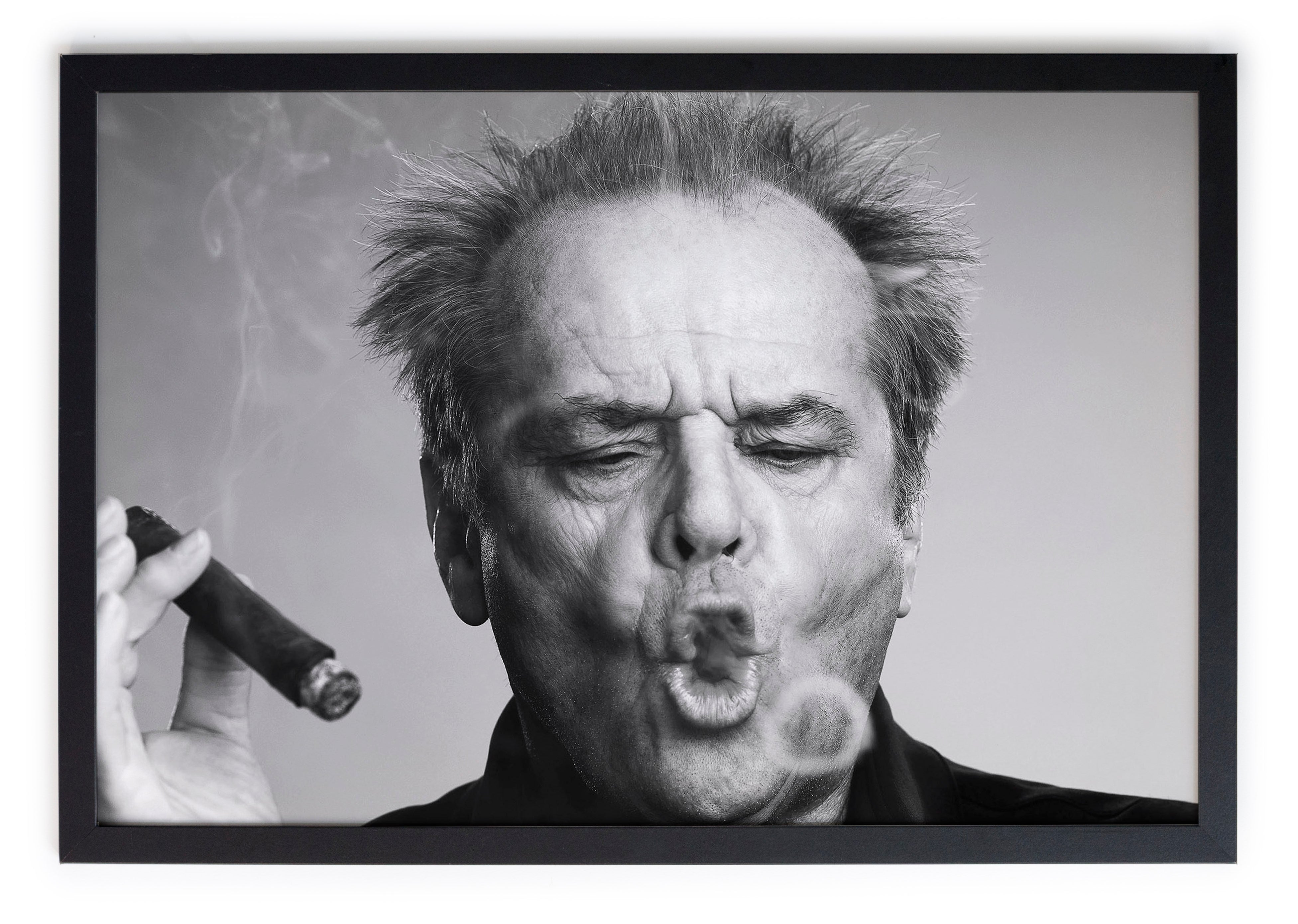 Zwarte lijst met kader 40x30 Jack Nicholson