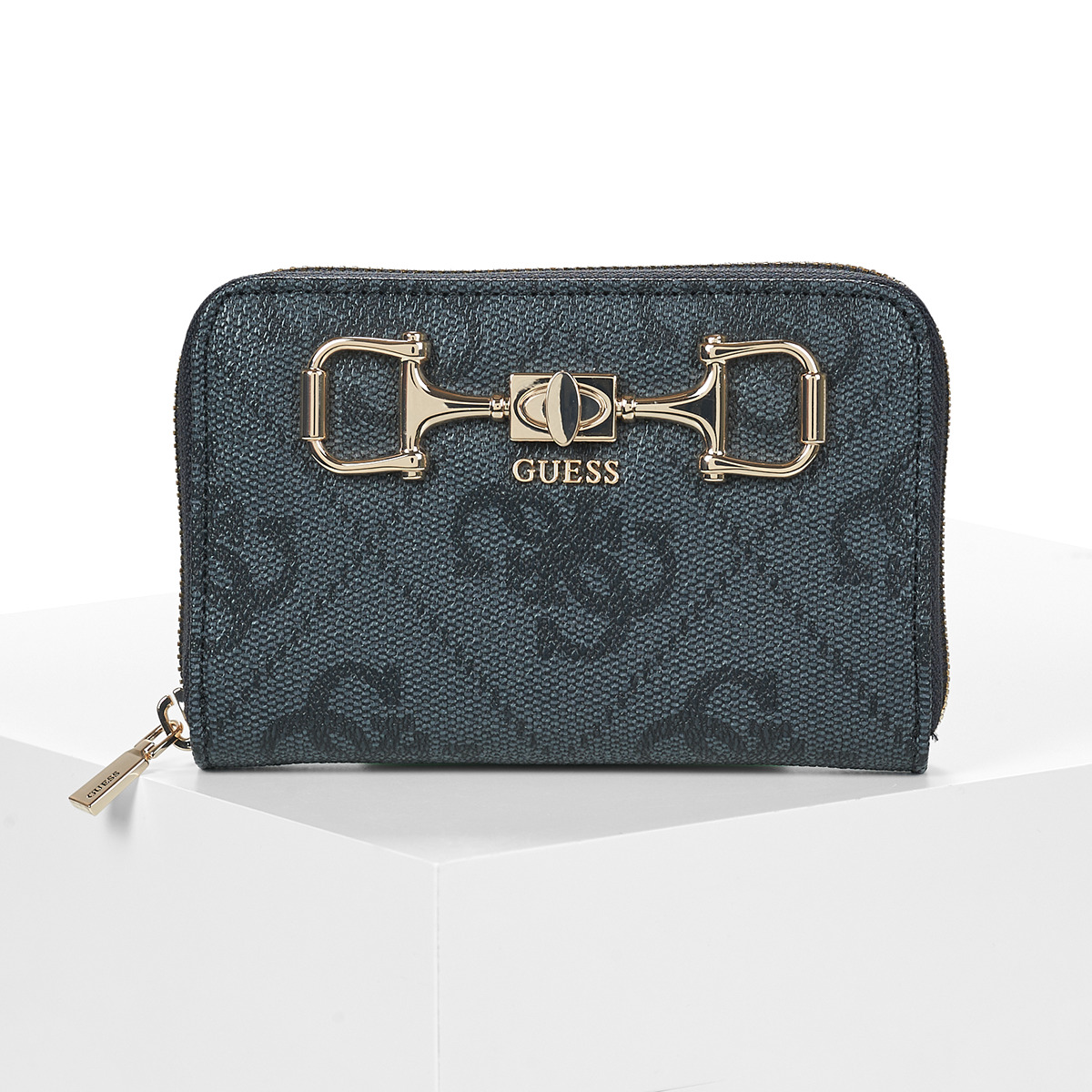 Guess - JANIE LOGO SLG ZIP AROUND - Black
