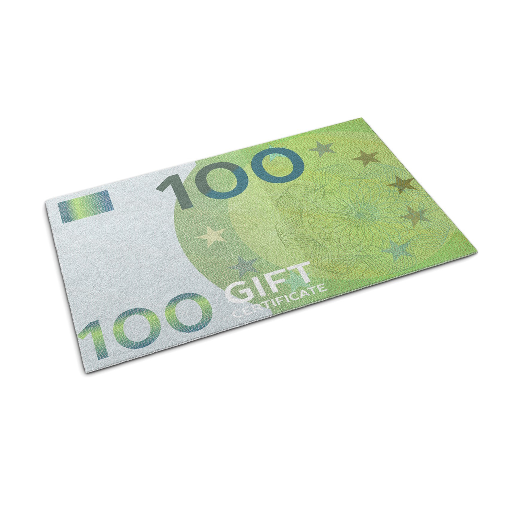 Mata wejściowa 60x40 Banknot Euro Pieniądz śmieszna wycieraczka Tulup