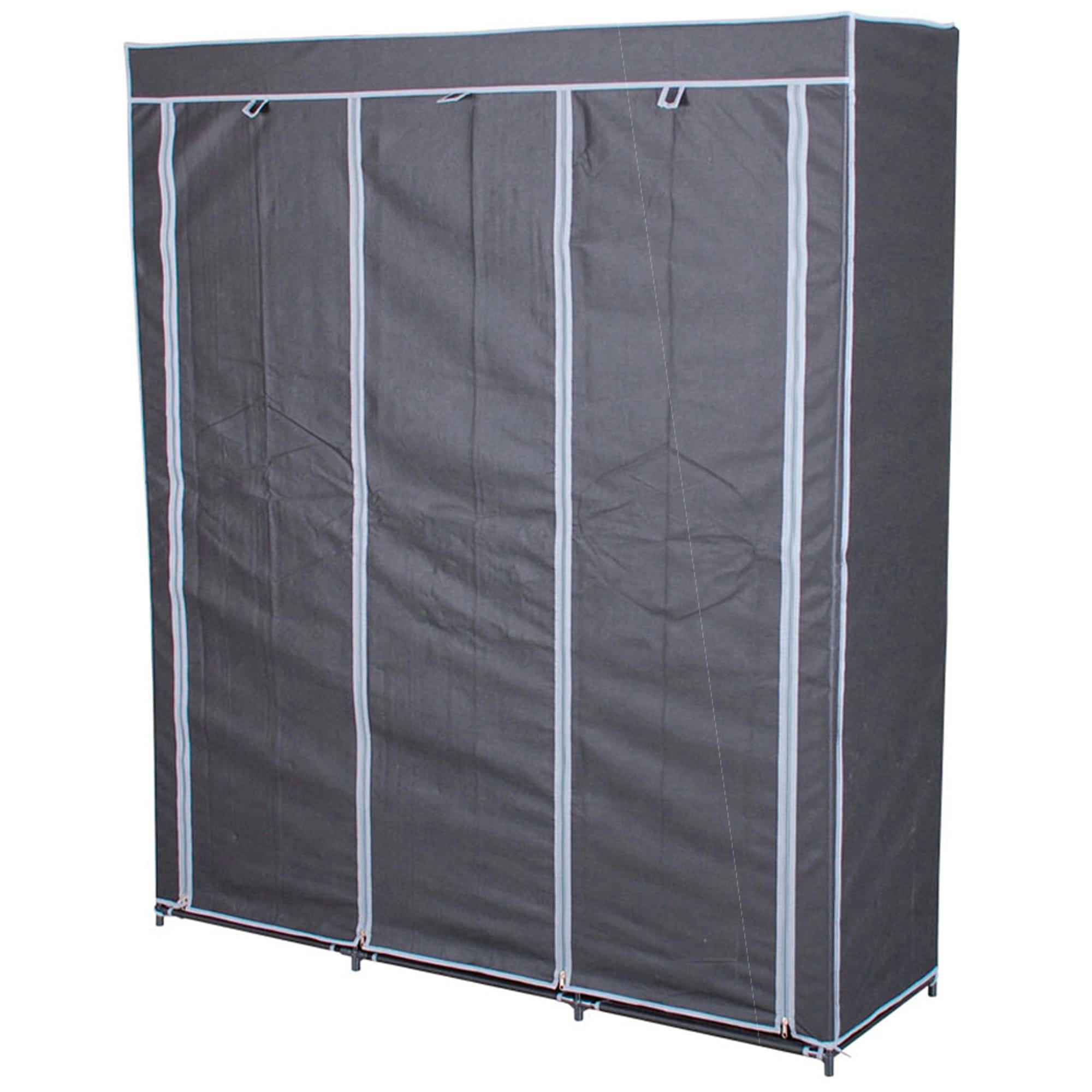 - Penderie avec housse  9 étagères + 1 tringle 150x45x172cm