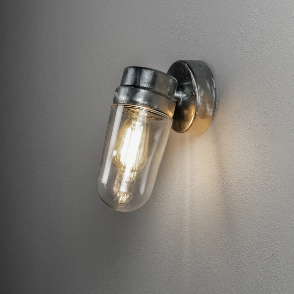 Wandleuchte »Vega«, BxL: 24,5 x 11,5 cm, Stahl