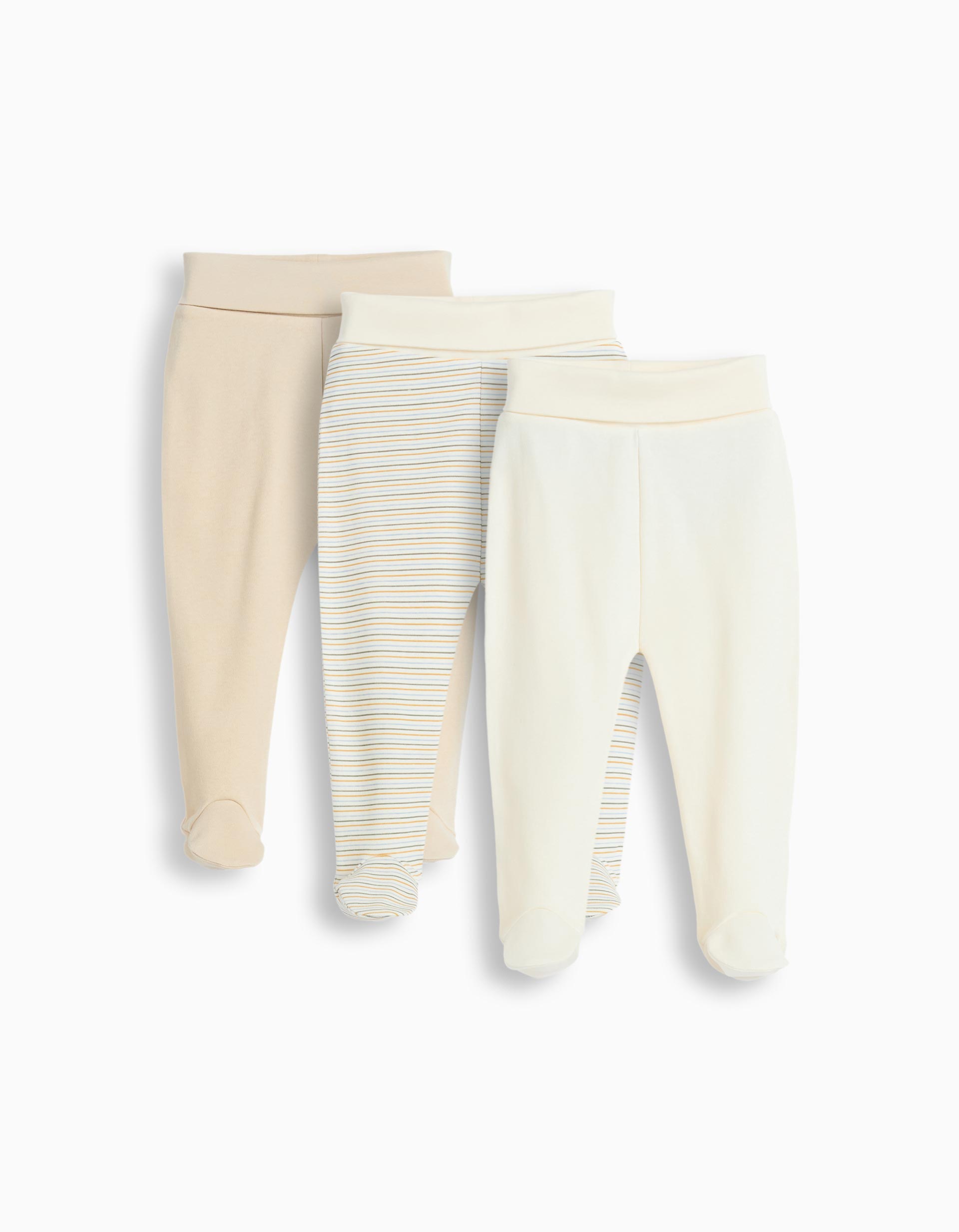 Pack 3 Calças com Pés, Menino, Multicor