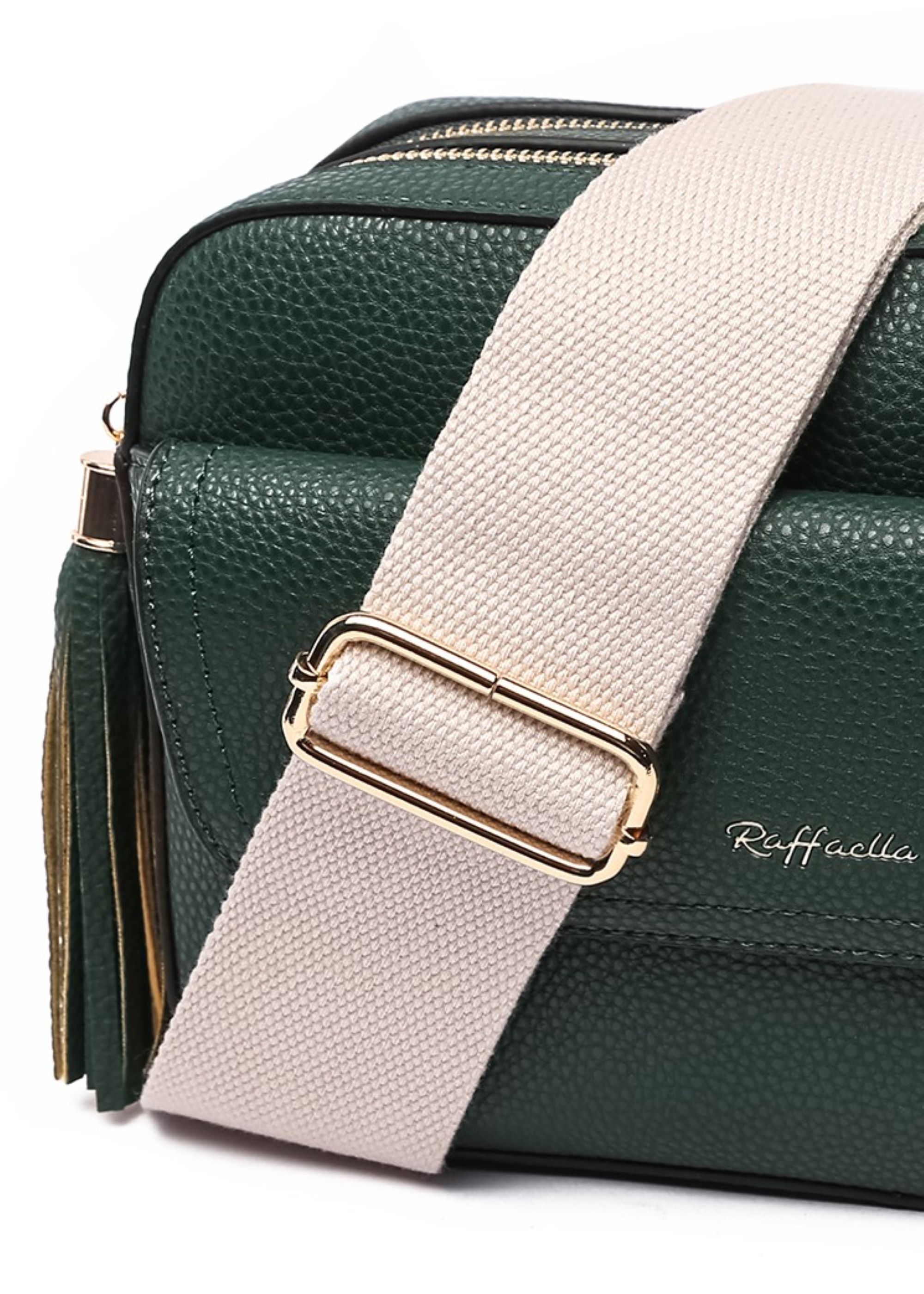 Raffaella Tassel Front Pocket Crossbody Bag