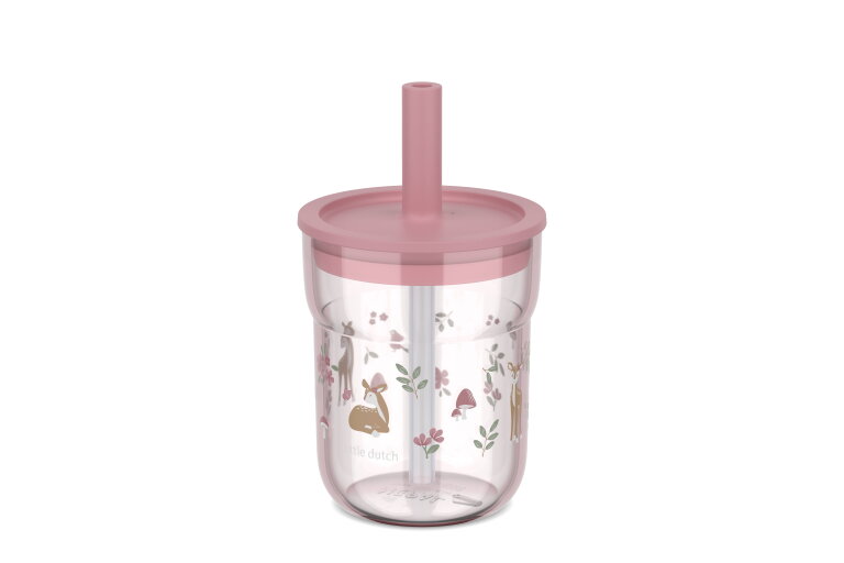 kinderglas mio 250 ml met rietje - fairy garden