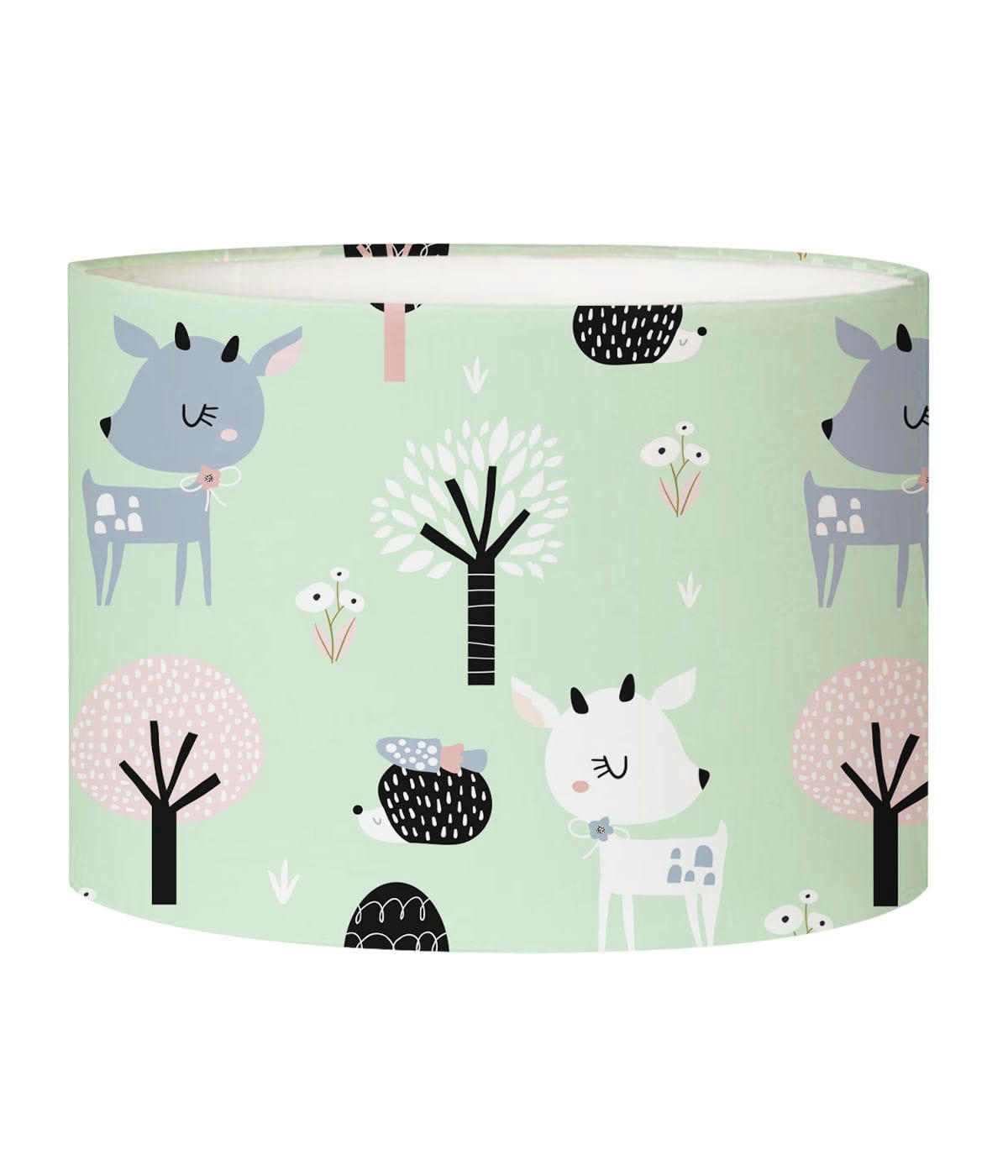 ENFANT - Abat-jour lampadaire enfant Rennes Vert Pastel D: 45 x H: 25