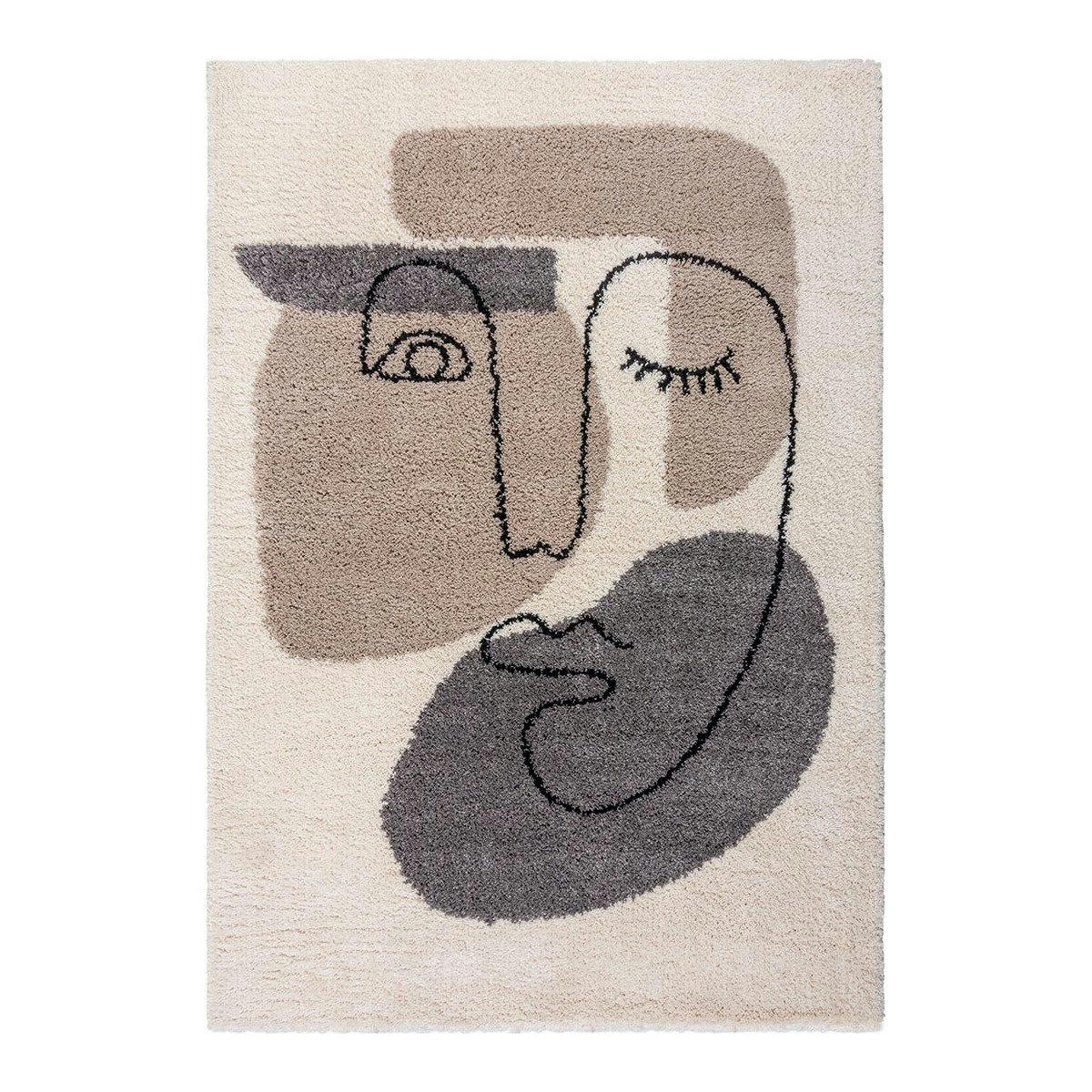 BEAUTY - Tapis  design en polypropylène beige 200x290