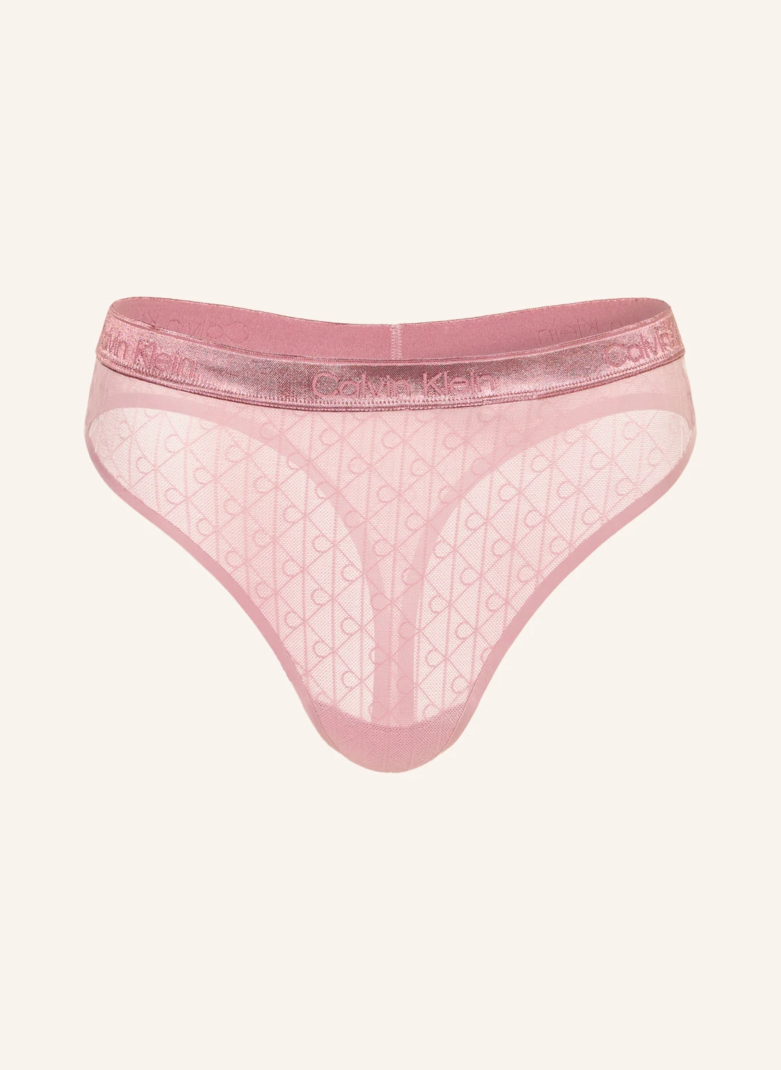 Calvin Klein Taillenslip ICON LACE METALLIC
