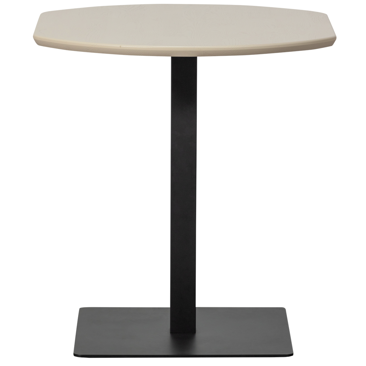 WOOOD bistro tafel tussenstuk vingerlas Tablo - Eiken - Dakargrau - 80x68