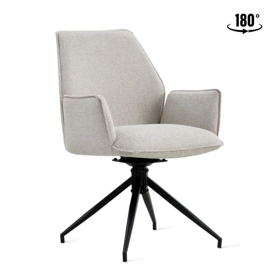 2x Collectables Jill Eetkamerstoel - Linnen Beige (Set van 2)