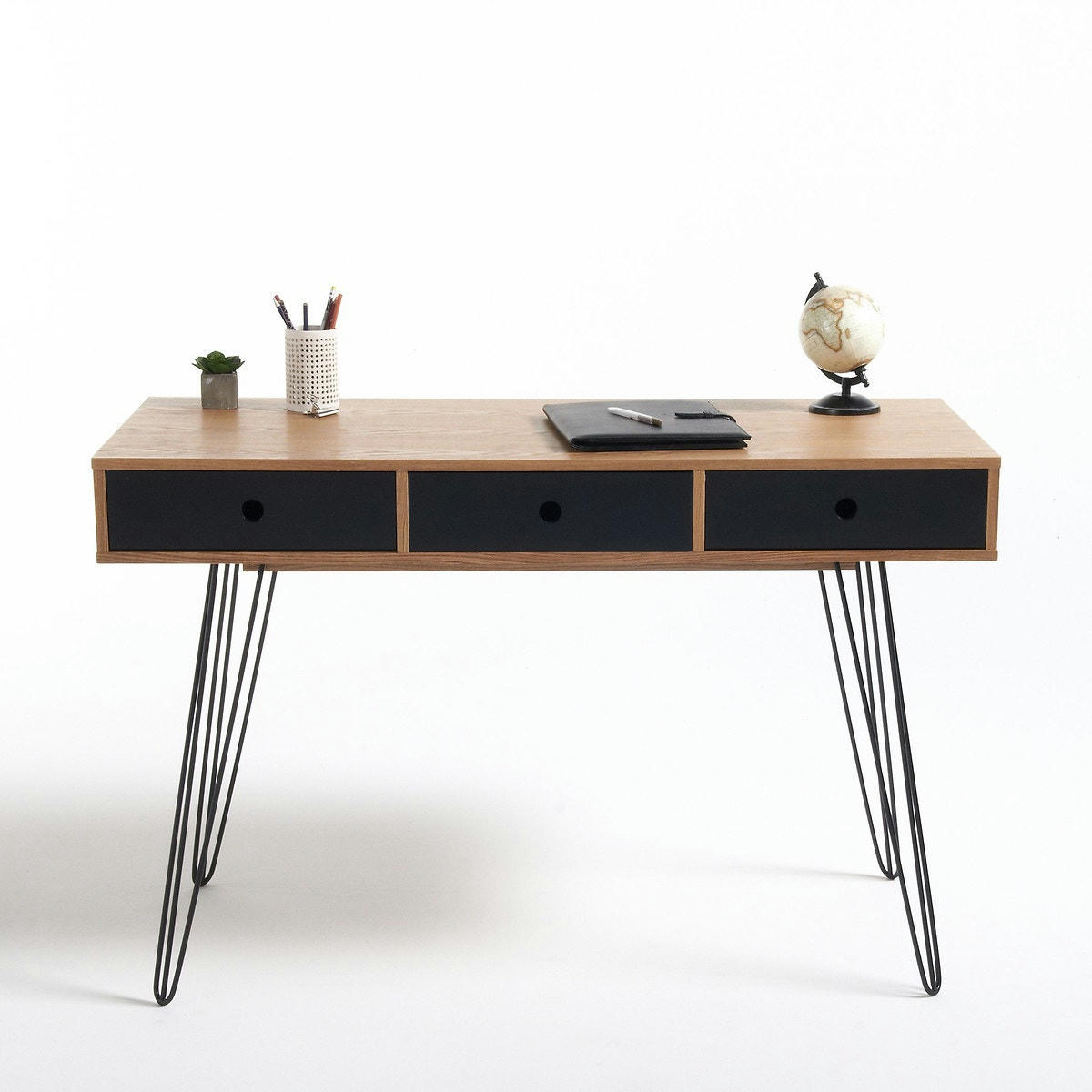 Bureau 3 tiroirs Biface