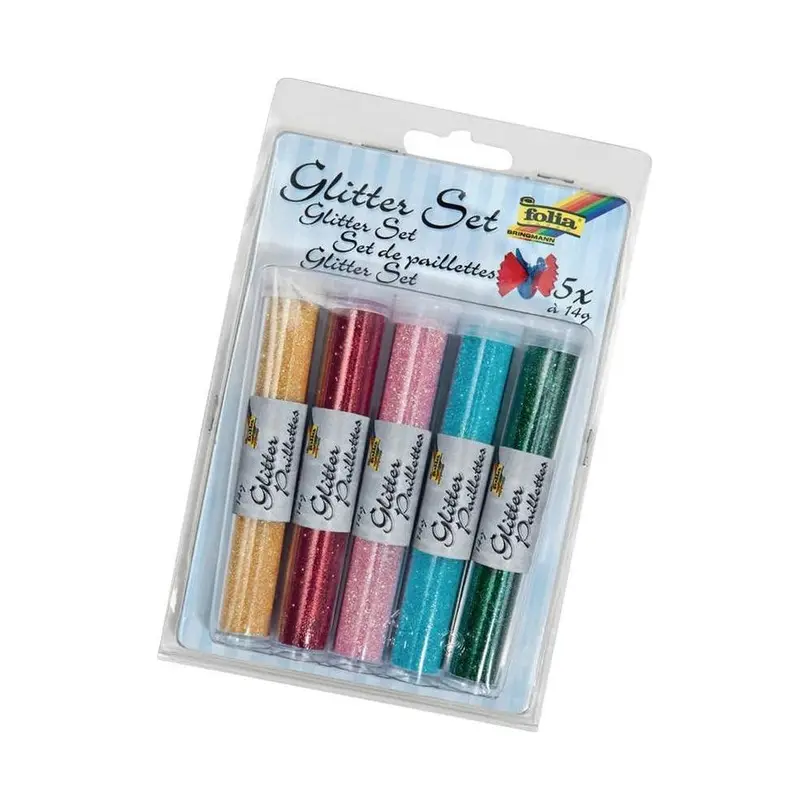 Bastelset 5er-Set Glitzerset