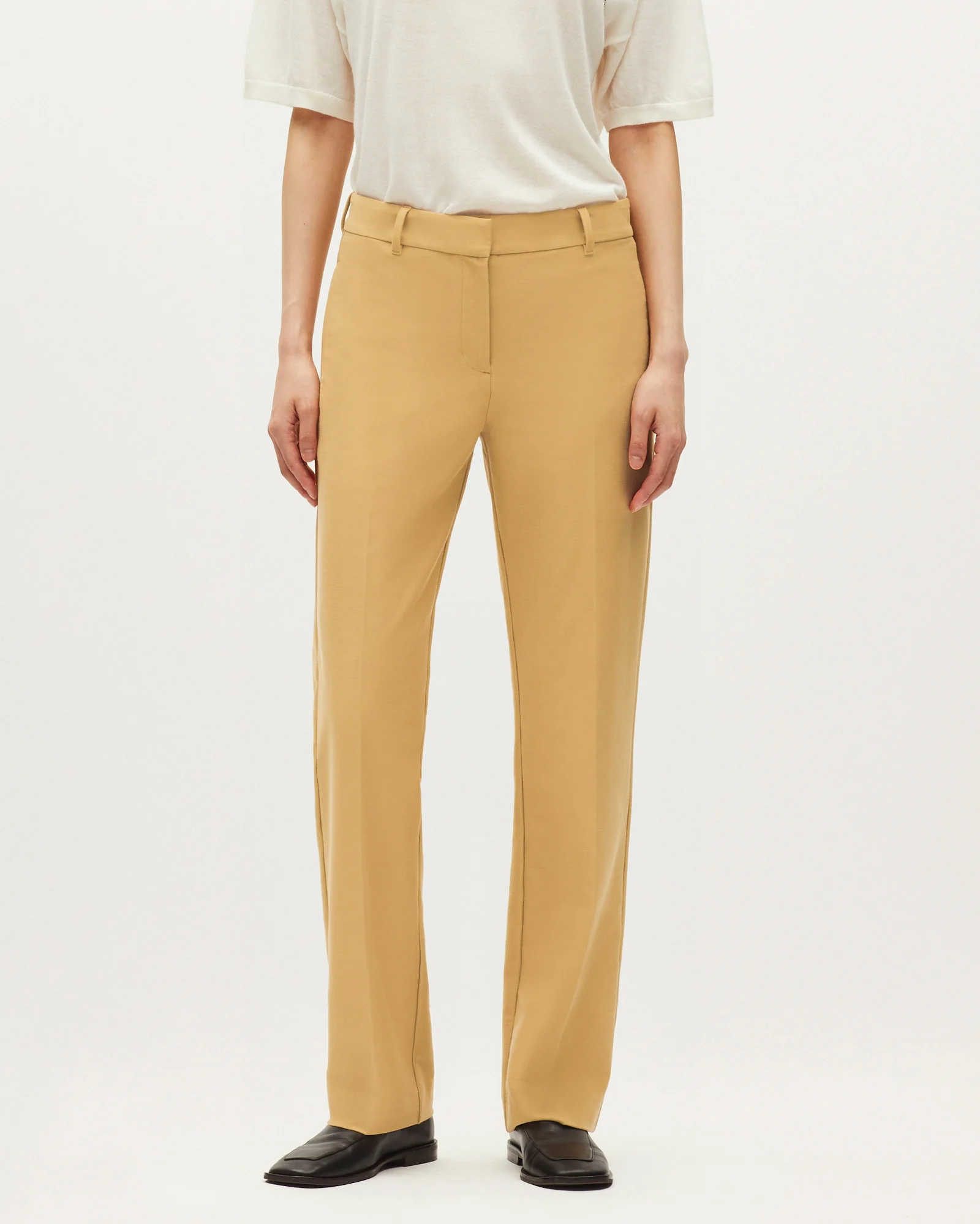 Pantalon droit ajusté