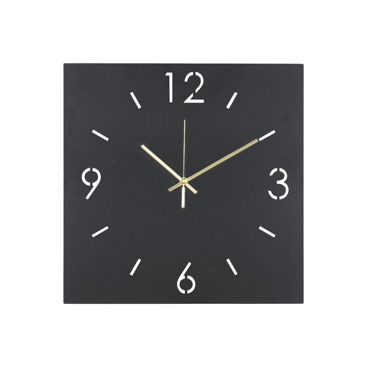 Spinder Design klok Time 40 X 40 - Zwart
