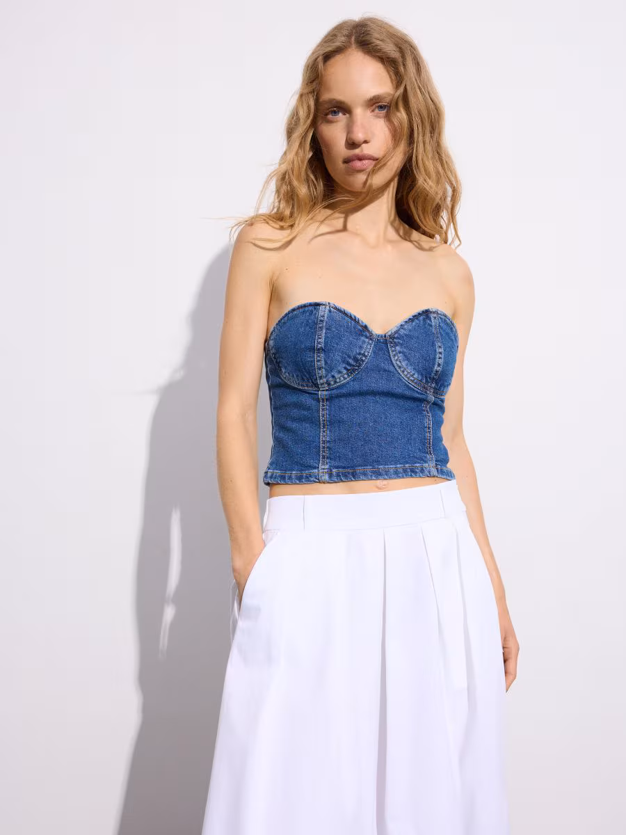 Flared Midi Skirt