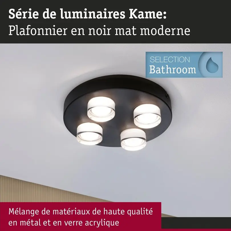 Wand- & Deckenleuchte Kame